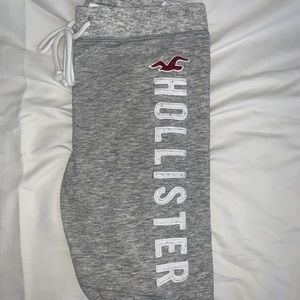 High-rise fleece joggers Hollister